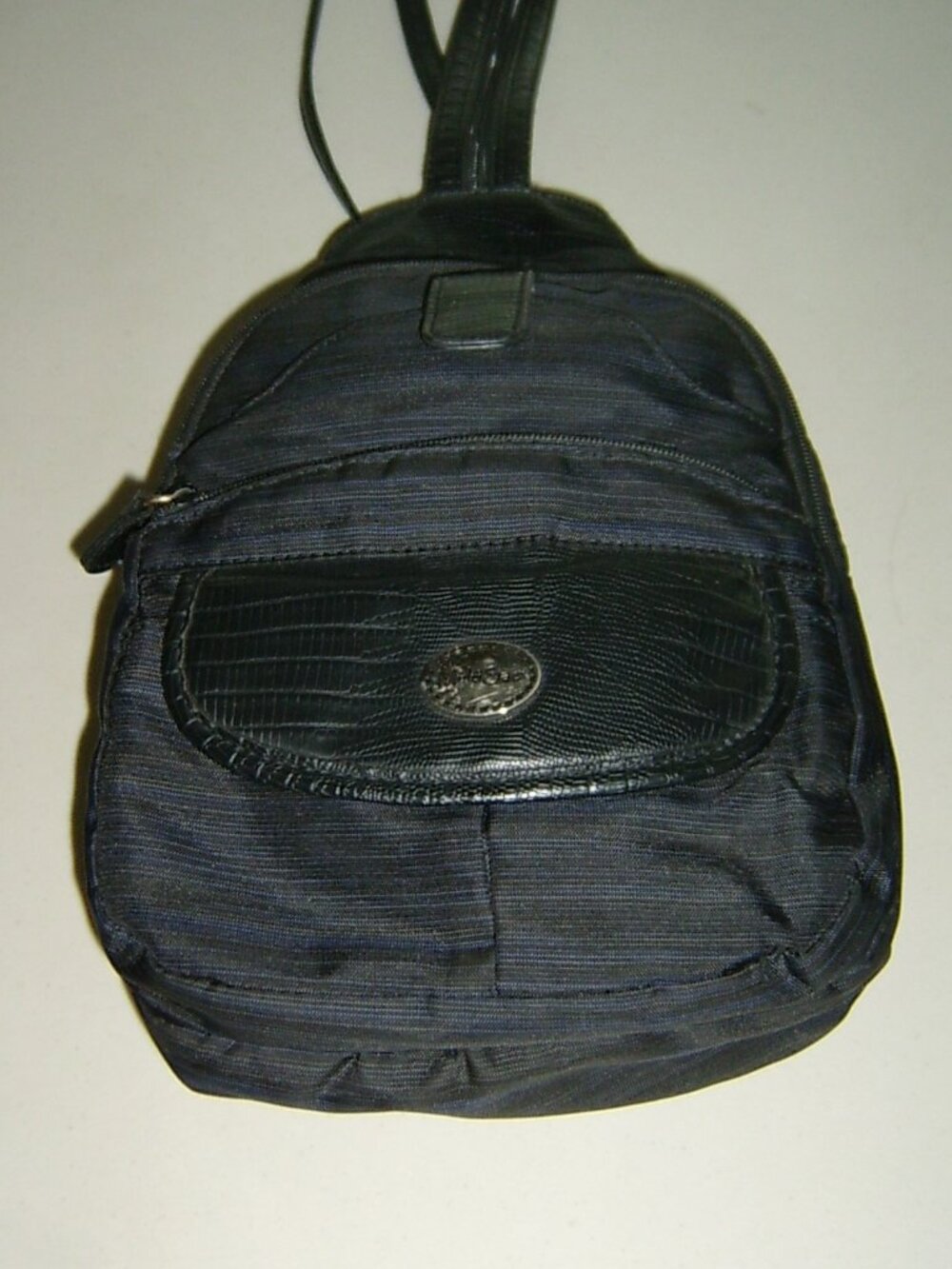 Multisac Backpack Purse Black,  Zipper Sling, VGUC